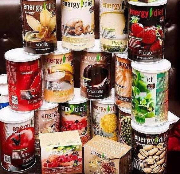 Energy diet products