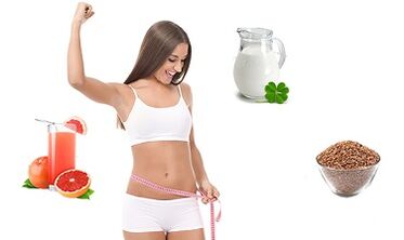 Diet to lose weight by 7 kg per week