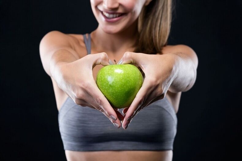 Apple diet for weight loss in a week