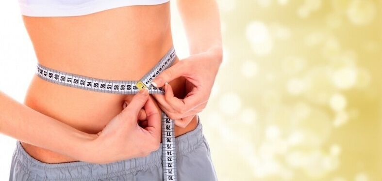 Waist measurement while losing weight