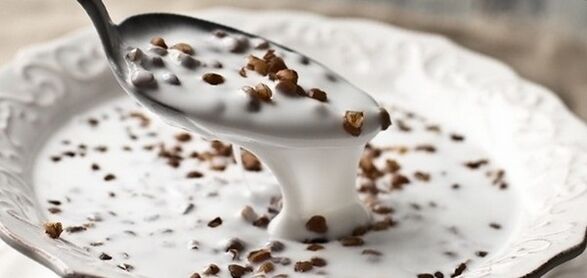 Buckwheat diet with kefir