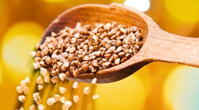 Light fried buckwheat