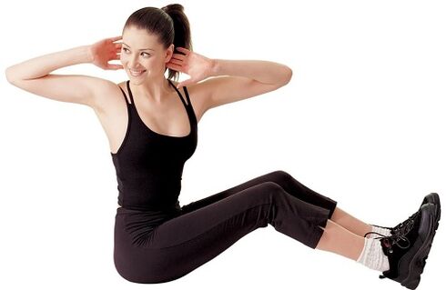 Exercises to lose weight on the sides and stomach
